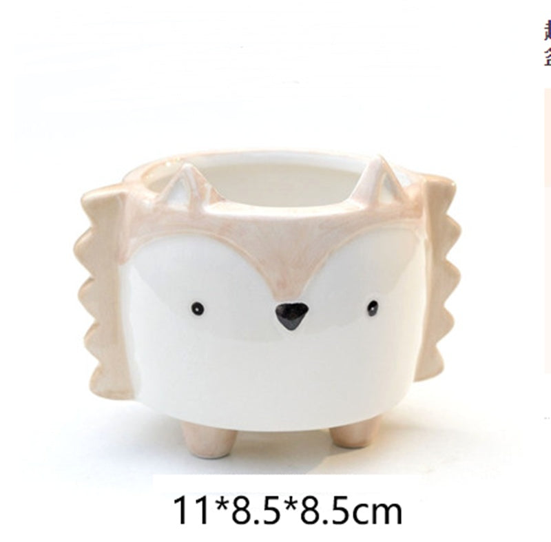 Play Gardening Ceramic Flower Pot Hedgehog