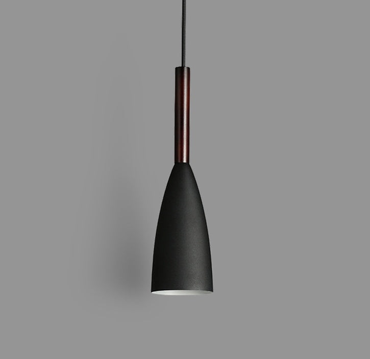 Nicolai, Nordic Inspired Pendant Light in Black, Blue, Green and White Black