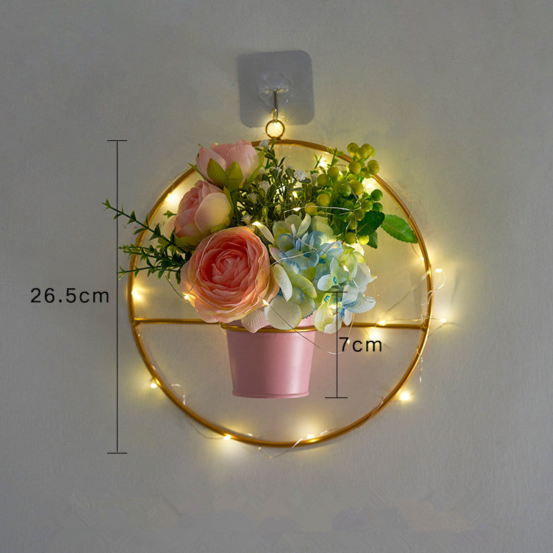 Nordic ins light luxury soft decoration with wall decoration bedroom creative furnishing set wall hanging wall decoration 3Style
