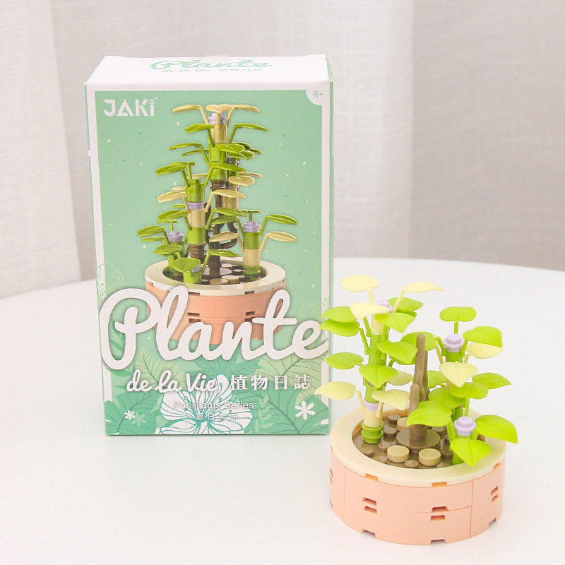 Non-watering Building Blocks Succulent Pot Cute Flowers Summer jelly