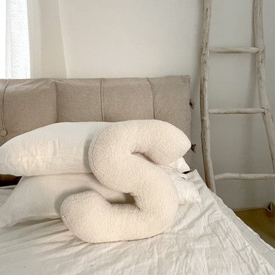 26 English Letters Pillow Sofa Cushion Shooting Props S About 38x30cm