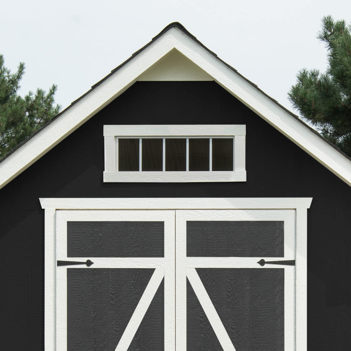 Handy Home Products Trident 8x12 Do-it-Yourself Wooden Storage Shed- does not include floor kit, paint, or roofing shingles (Amazon Exclusive)