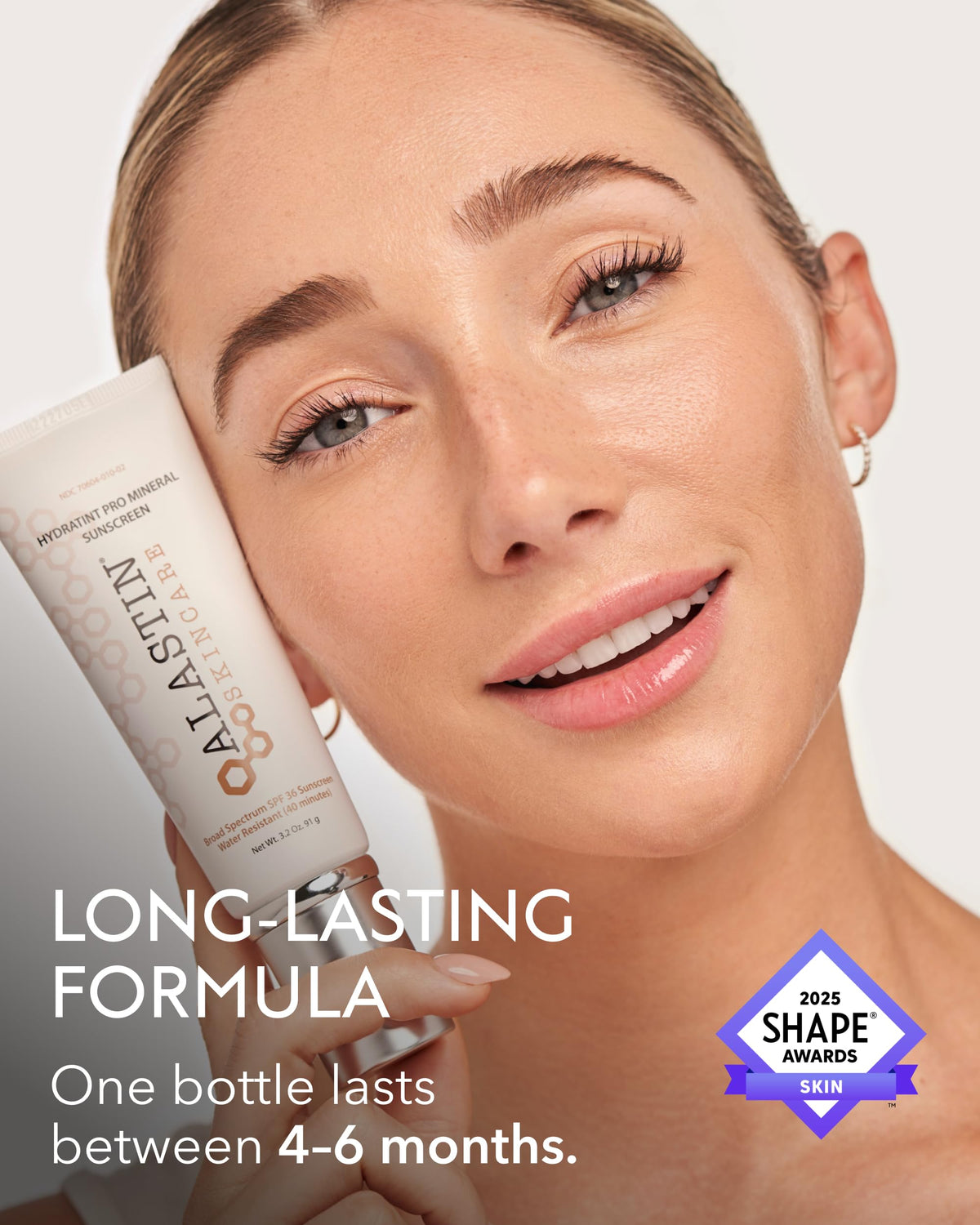 ALASTIN Skincare HydraTint Pro Mineral Sunscreen SPF 36 (3.2 oz) | 2-in-1 Tinted Daily Sunblock Moisturizer for Face & Neck | Fragrance-Free, Water Resistant