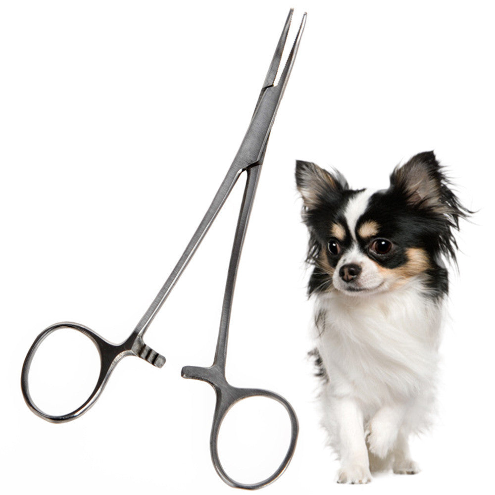 Pet Grooming Scissors Cat Plucking Scissors Dog Stainless Steel Scissors Plucking pliers 12.5cm