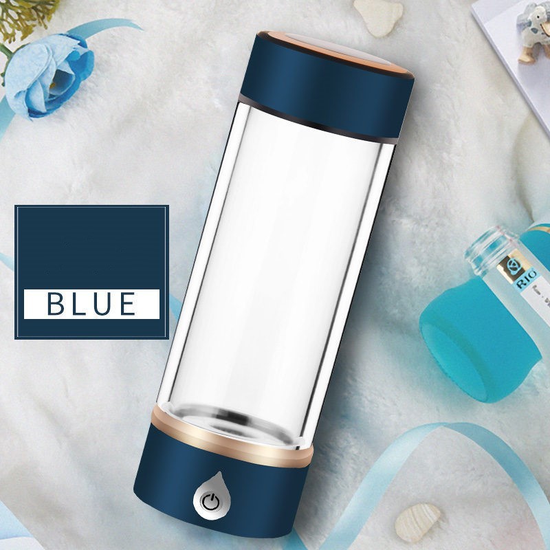 Hydrogen Water Ionizer Bottle Blue
