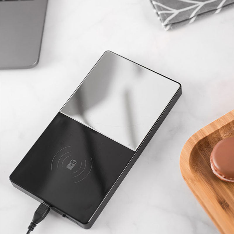 2 In 1 Heating Mug Cup Warmer Electric Wireless Charger For Home Office Coffee Milk Photo color