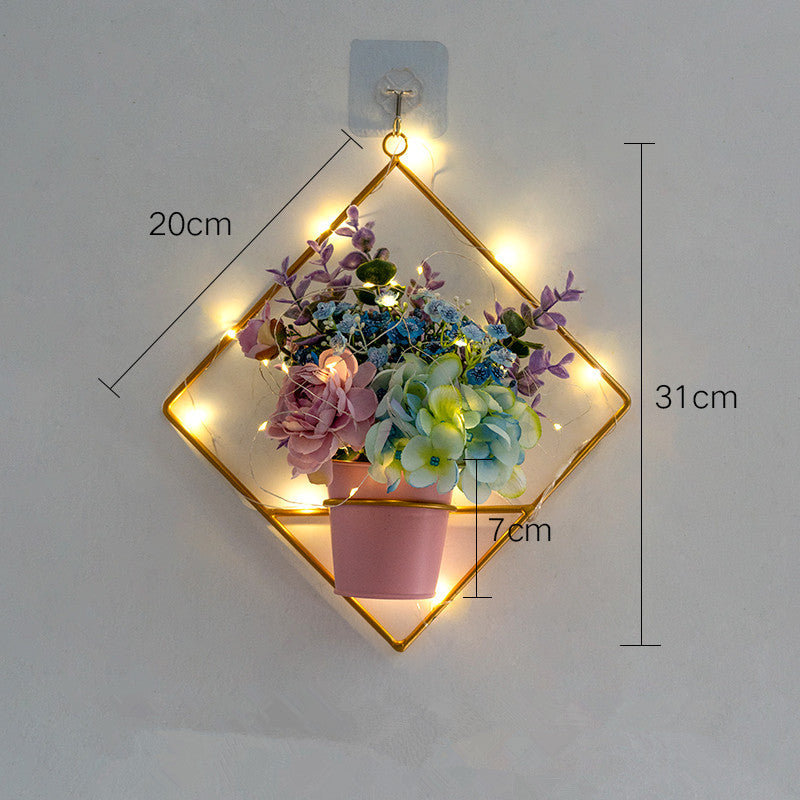 Nordic ins light luxury soft decoration with wall decoration bedroom creative furnishing set wall hanging wall decoration 21Style