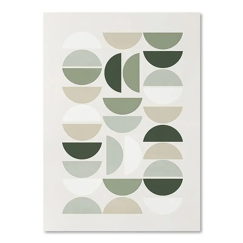 Green Plant Decorative Painting O Style