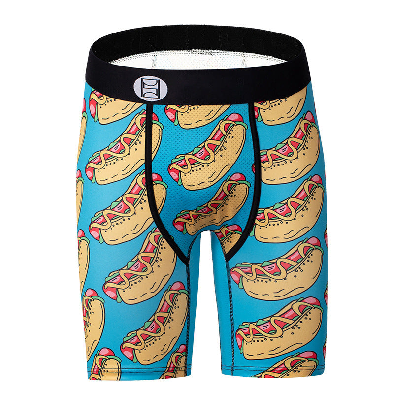 Cartoon Printed Boys Boxers Men Sports Underwear P8
