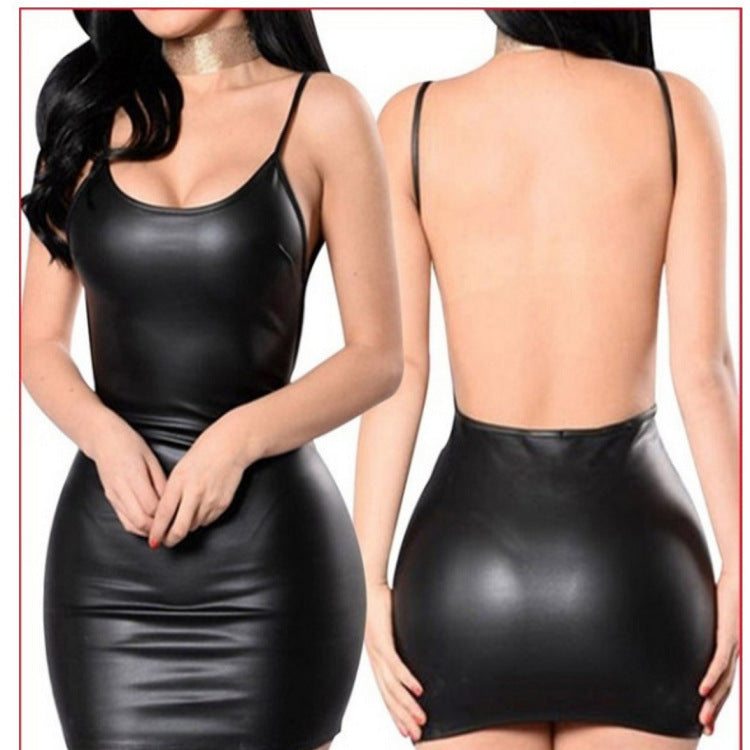 Sexy underwear nightdress Black