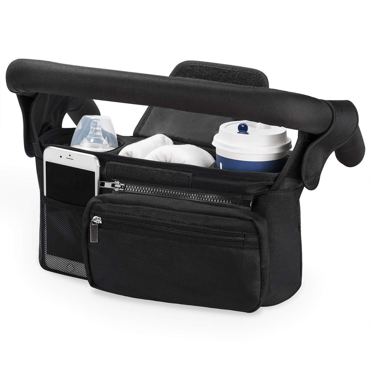 Waterproof baby stroller bag Black
