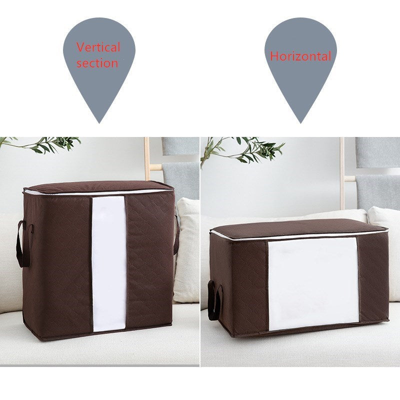 Quilt storage bag clothes quilt storage bag Coffee