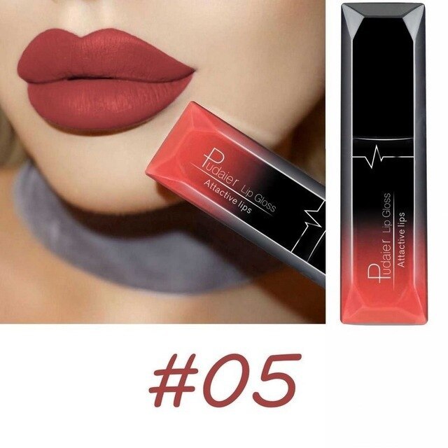 Makeup matte matte lip gloss lipstick 05color