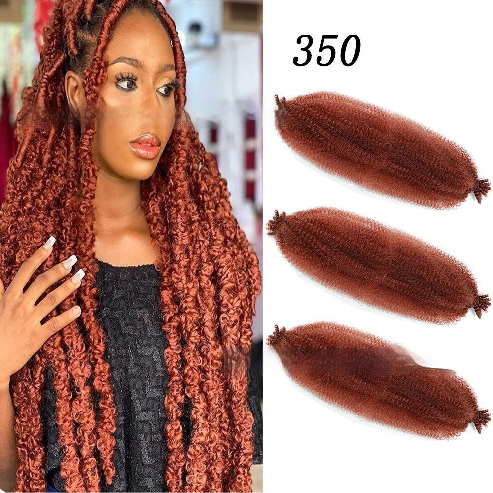 Wig Crochet Hair Springy Afro Twist Hair Chemical Fiber Wig Dreadlocks Style350