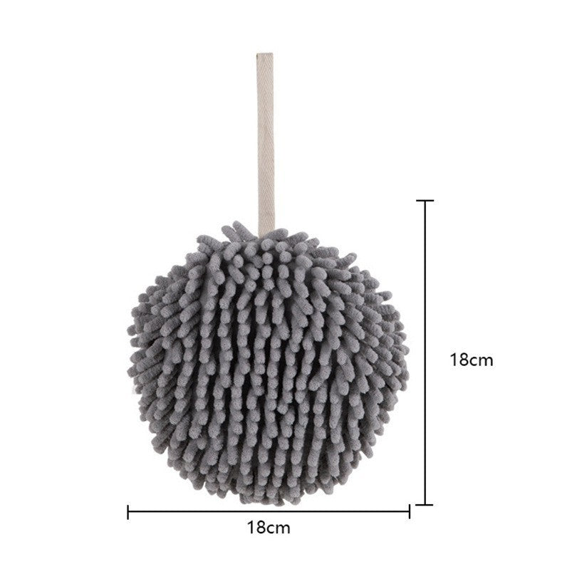 The Kitchen And Bathroom Absorb Water And Wipe Handball Grey 1PCS