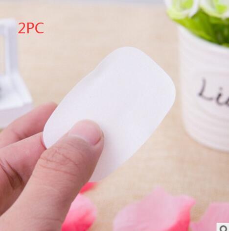 New Convenient Boxed Disposable Mini Soap Tablets For Travel Use Random Color 2pc