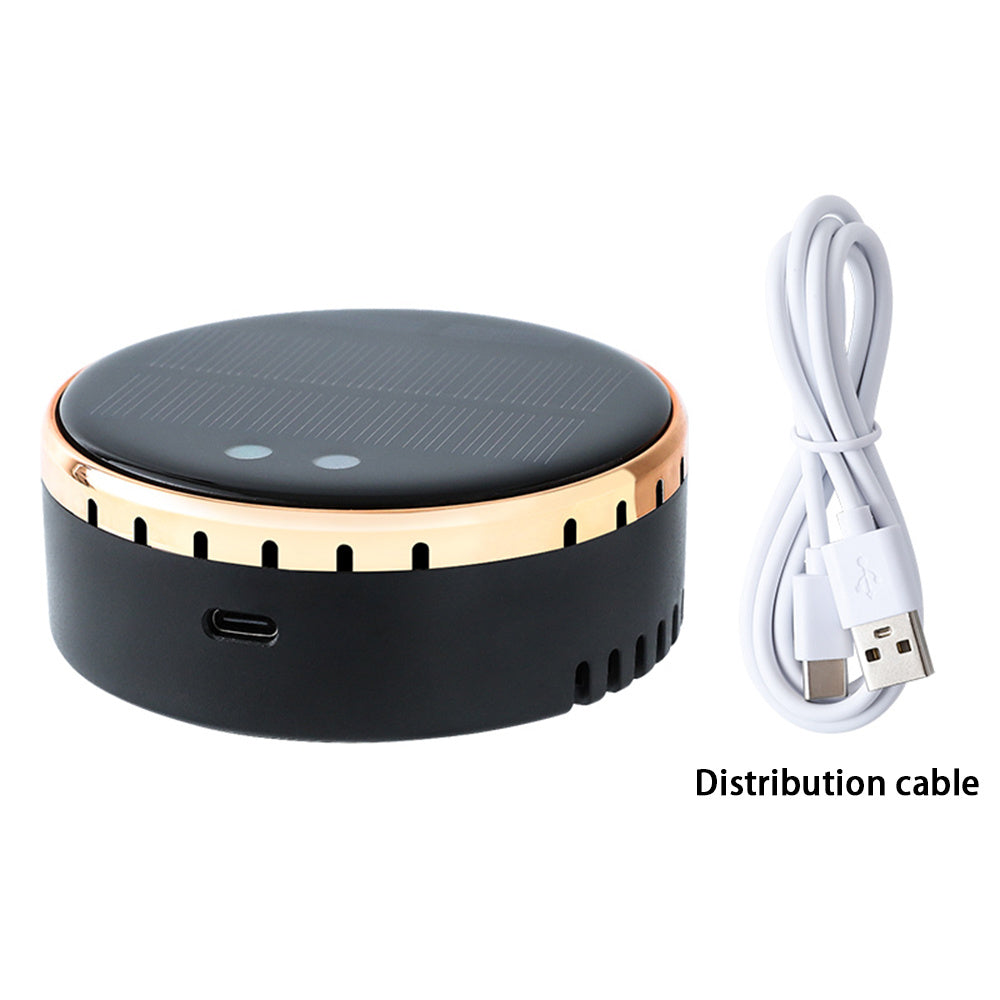 Car Mounted Solar Air Humidifier Gold