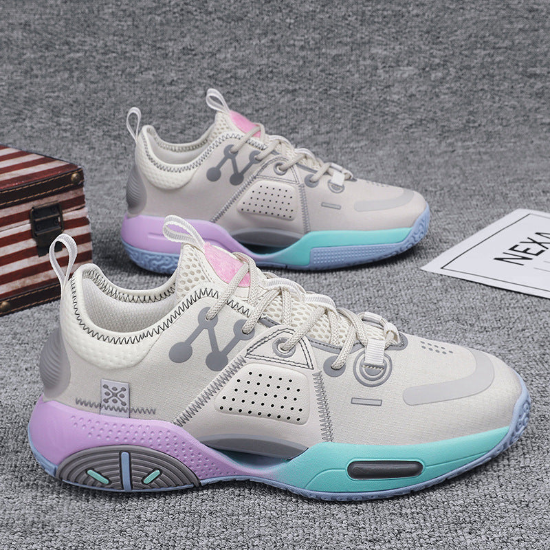 Cotton Candy Basketball Shoes Men's Sneakers Cotton Candy