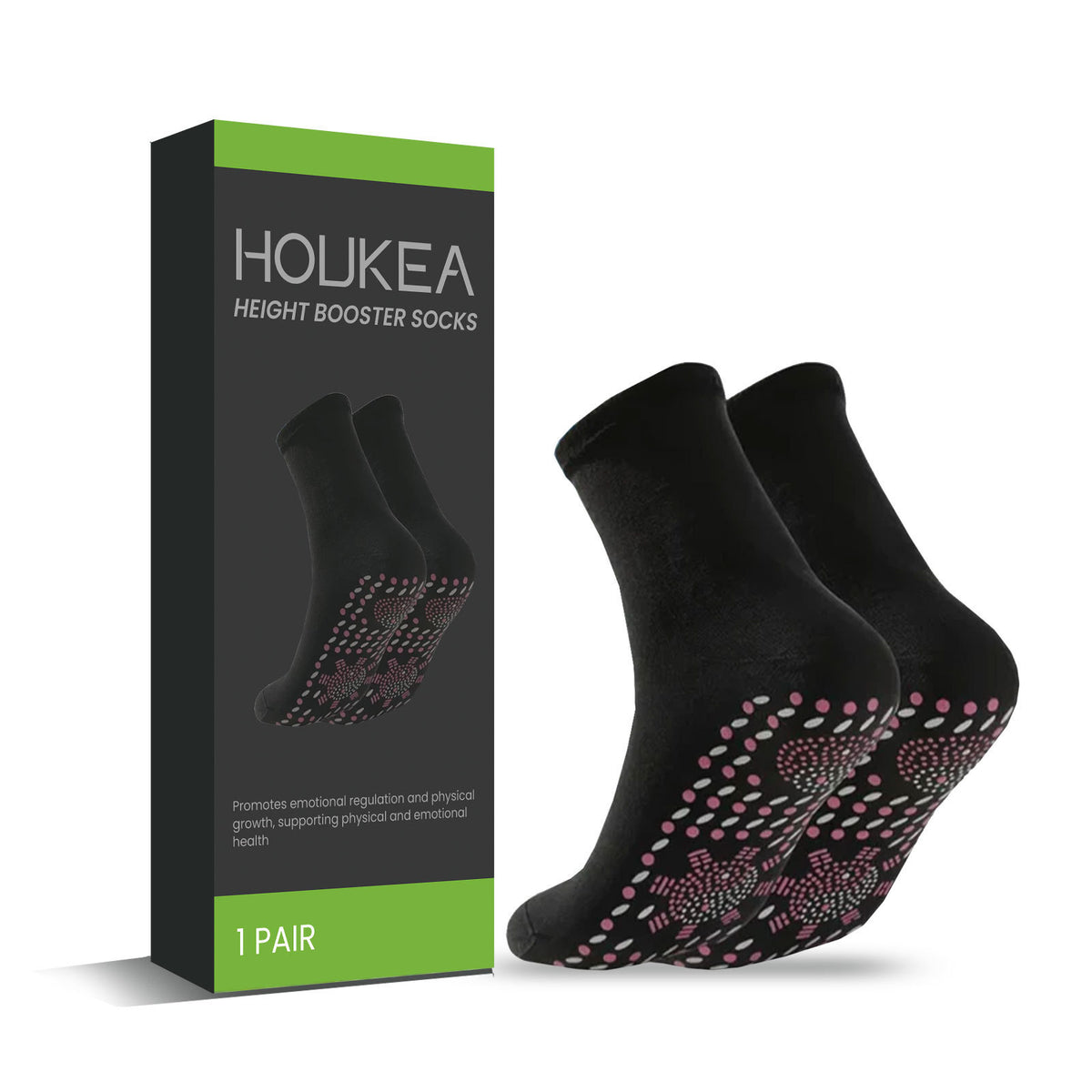 Self-heating Massage Body Socks Foot Skin-friendly 1pair