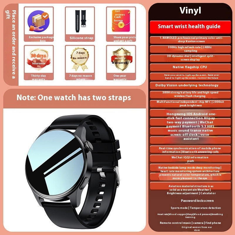Smart Watch Bluetooth Calling Heart Rate Blood Pressure Multifunction Style7
