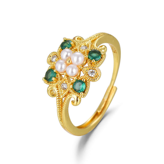 Emerald Fashion Personalized Women's Ring