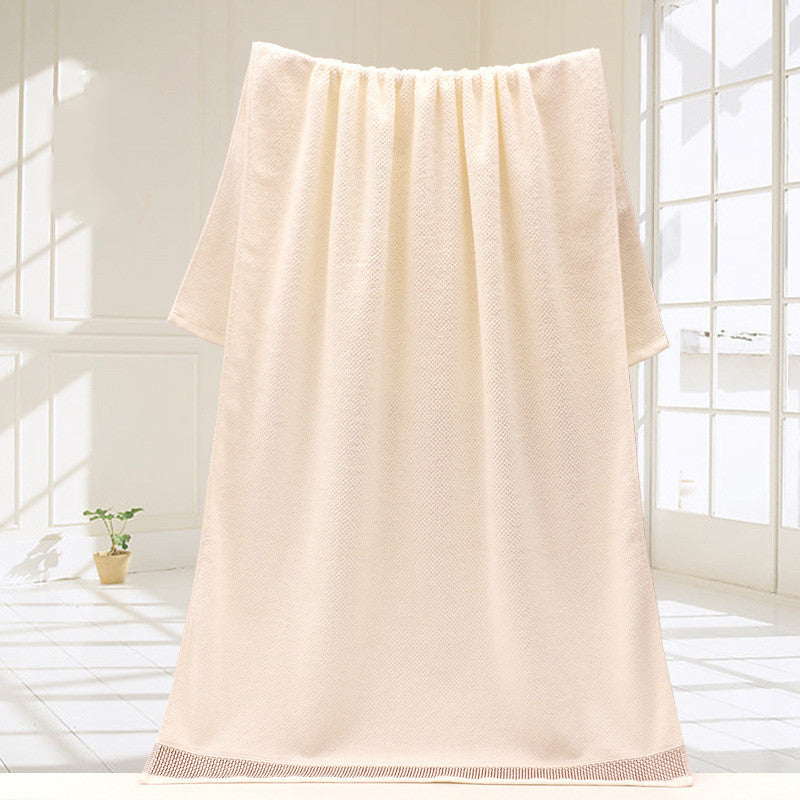 Pure cotton bath towel Creamy white 70X140cm