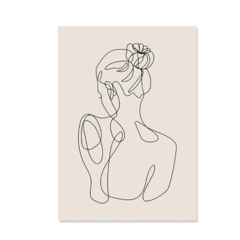 Boho Canvas Abstract Lines Home Decor Figure2