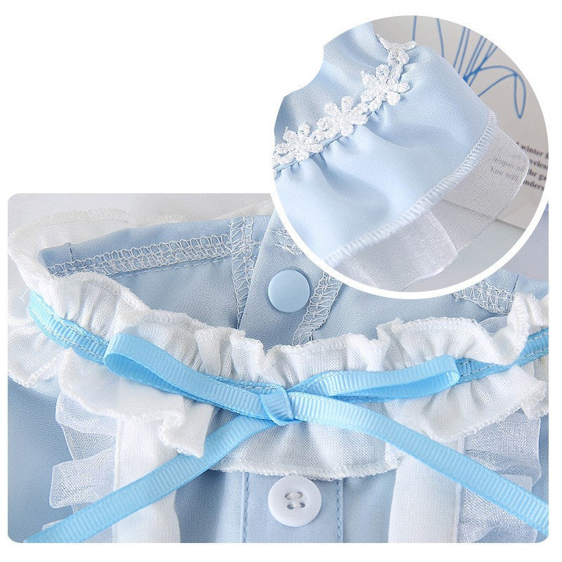 Thin Cat Princess Dress Two Feet Dog Pet