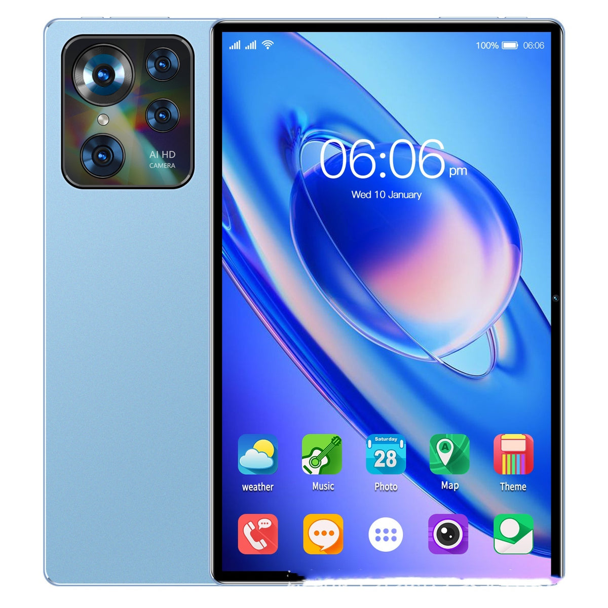 10-inch Tablet PC Smart Call Google Edition Azure