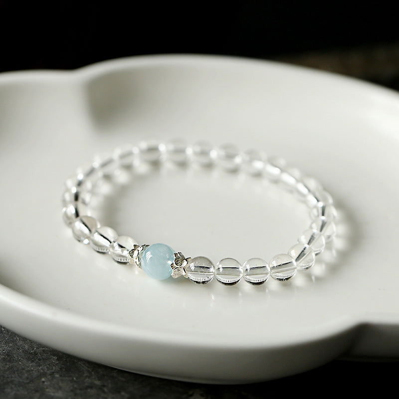 Natural White Crystal Bracelet Fashion Simple