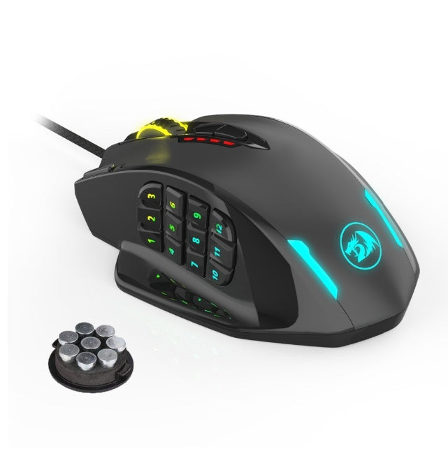 Red Dragon M908 One-Hander Macro Defines Mouse Black
