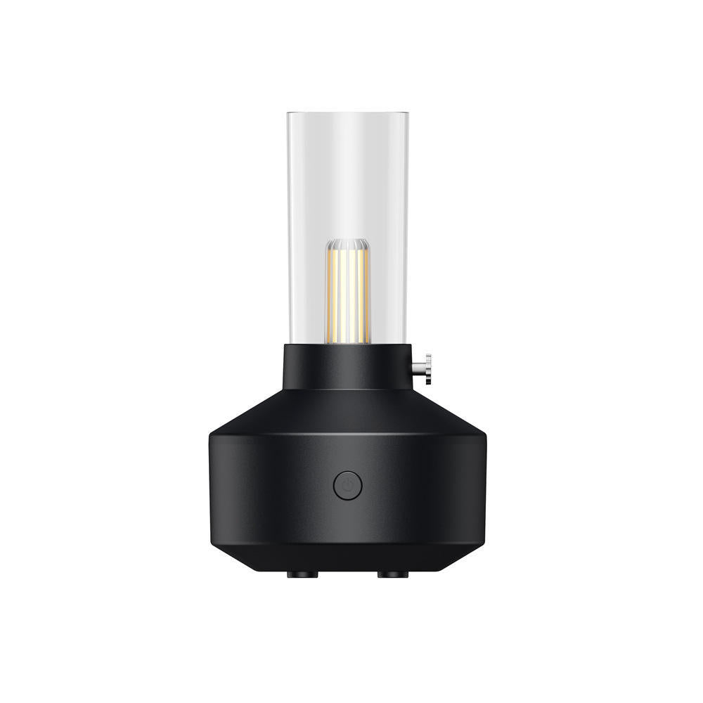 2023 New Arrival Ultrasonic Humidifier Retro 150ml Night Light Essential Oil Aroma Diffuser For Home Office Black