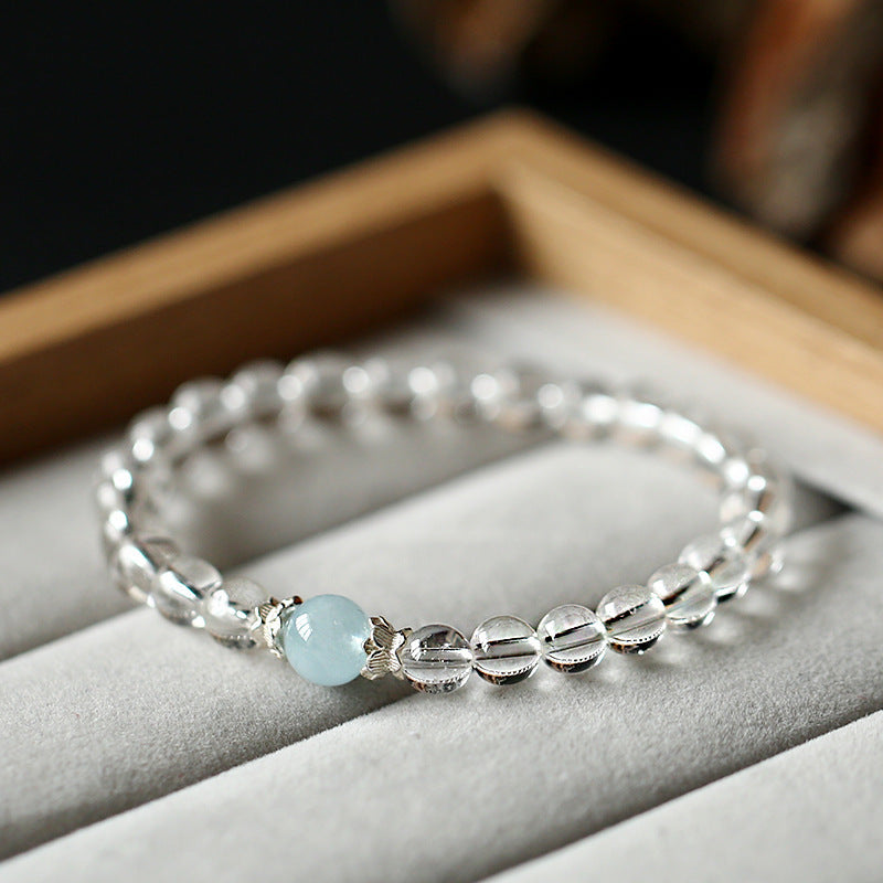 Natural White Crystal Bracelet Fashion Simple