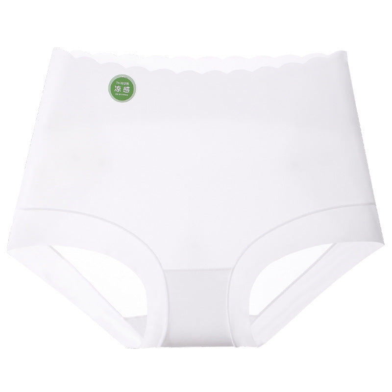 High Waisted Oversized Seamless Underwear For Women White