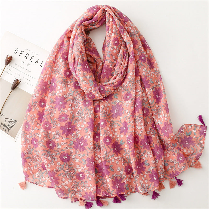 Creative Chinese Style Cotton And Linen Scarf SL2306022 180X88CM
