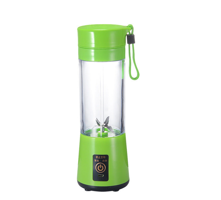 Portable Electric Fruit Juicer Wireless USB Rechargeable Mini Mixer Multifunction Summer Smoothie Blender Machine Kitchen Supplies Green USB
