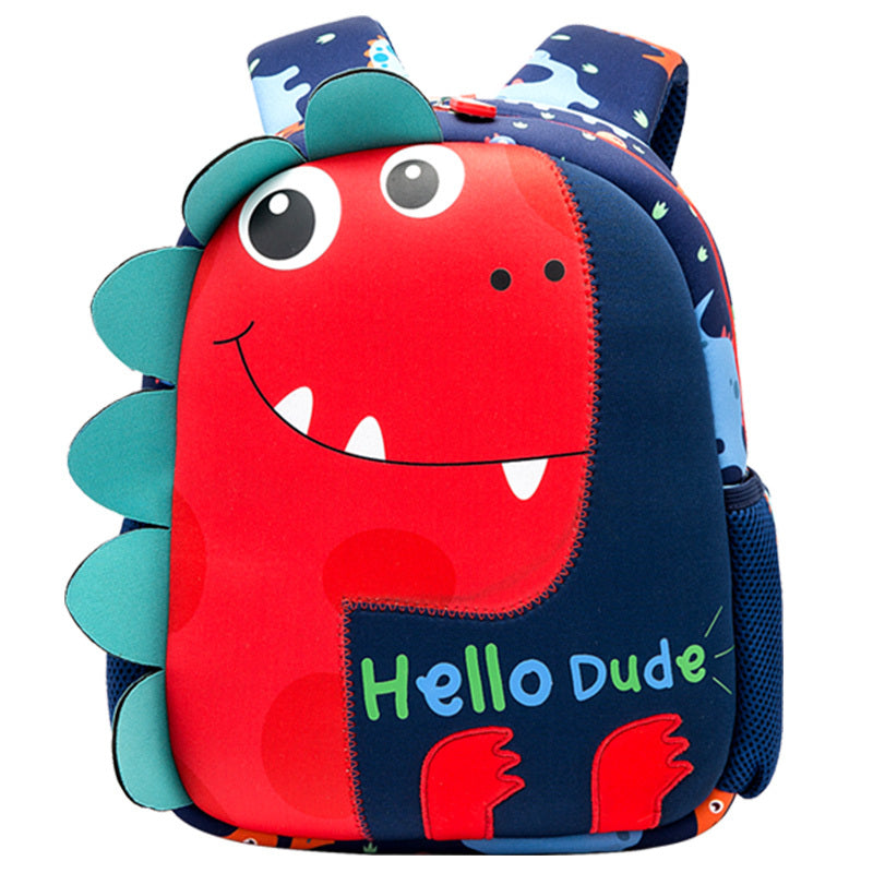Cartoon Cute Children Kindergarten Dinosaur School Bag Naughty dinosaur