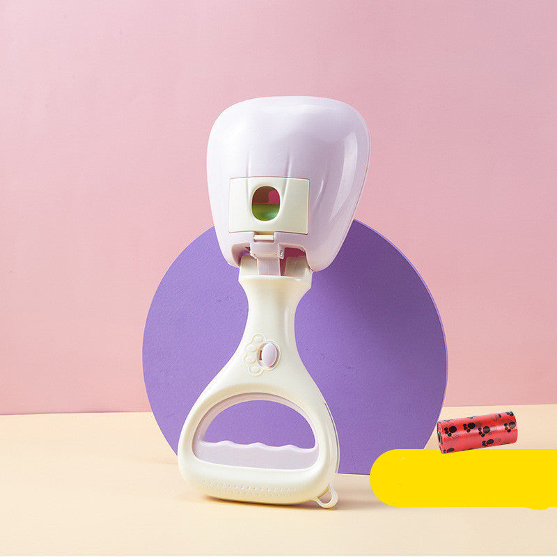 Tools For Picking Up Dog Poop And Walking Dog Pet Supplies Purple