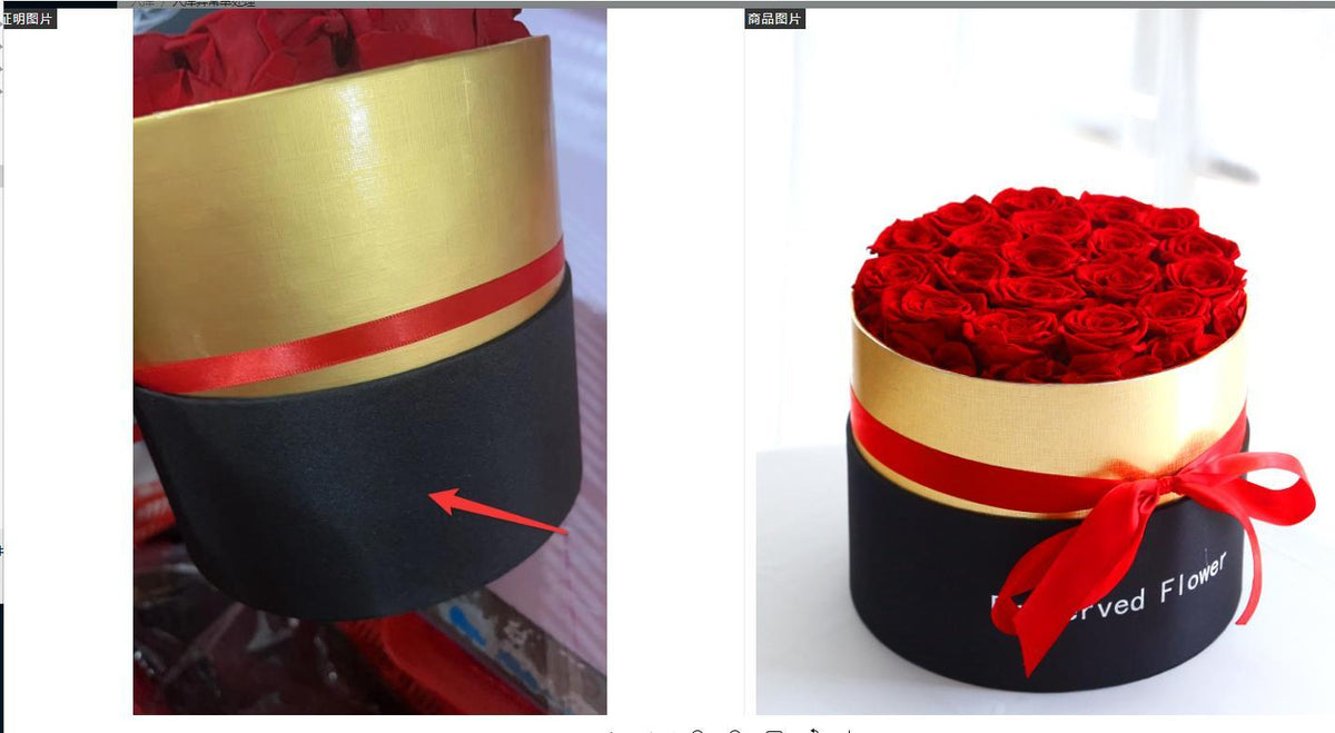 Eternal Roses In Box Preserved Real Rose Flowers With Box Set Valentines Day Gift Romantic Artificial Flowers Large