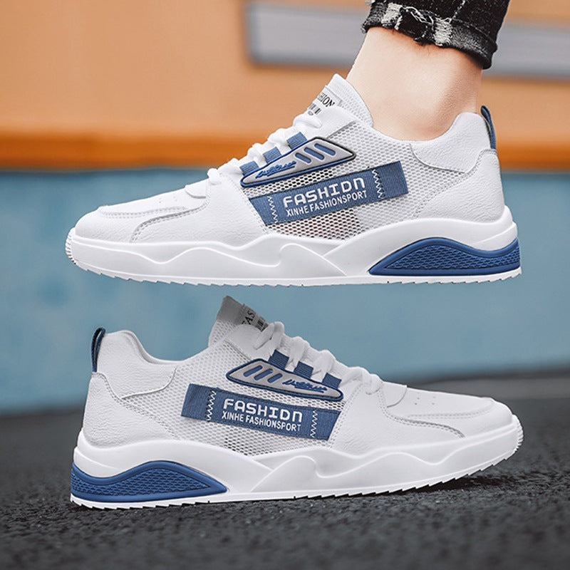 Men's Casual Mesh Breathable Sports Mesh Shoes Blue