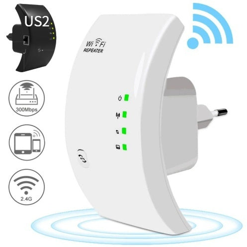 Wifi Repeater White US Plug 2PC