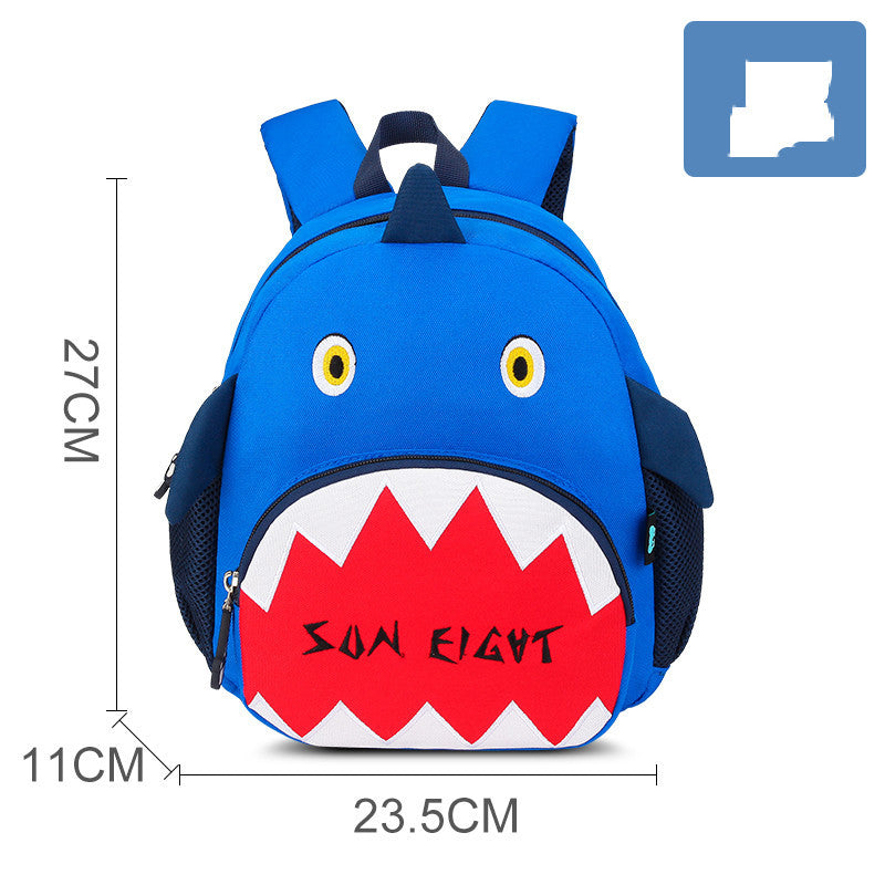 Cute Cartoon Shoulders Baby Lightweight Backpack Elementary School Schoolbag 1colour