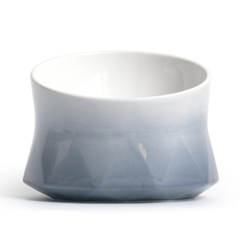 Cats and dogs food pot Grey