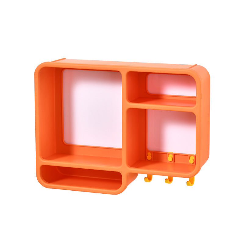 Cosmetics Dust-proof Wall Shelf Orange 36,2x27,2x9,3CM