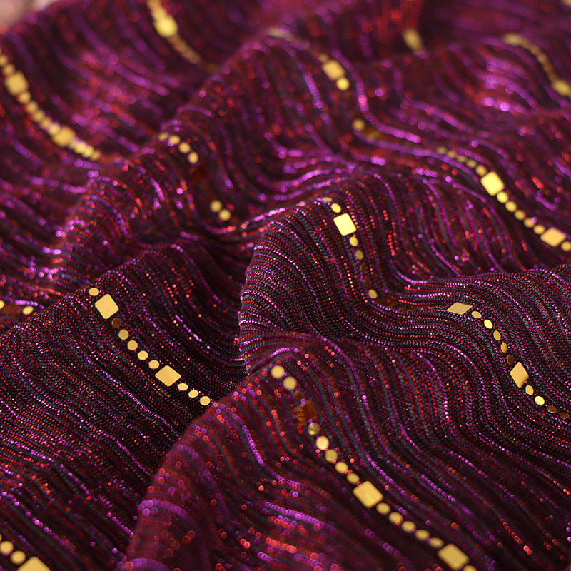 New Women's Lamp Wick Silk Sequined Scarf