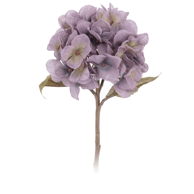 Artificial Flowers Hydrangea Branch Home Wedding Decor Autum Grey