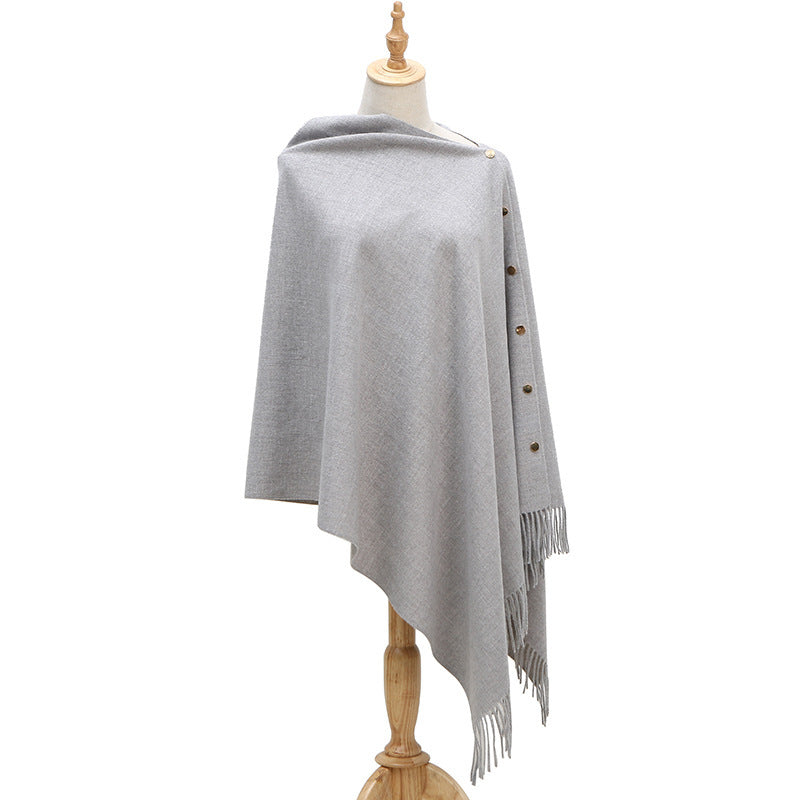 Winter Autumn Women's Cashmere Shawl 1Color 68X200