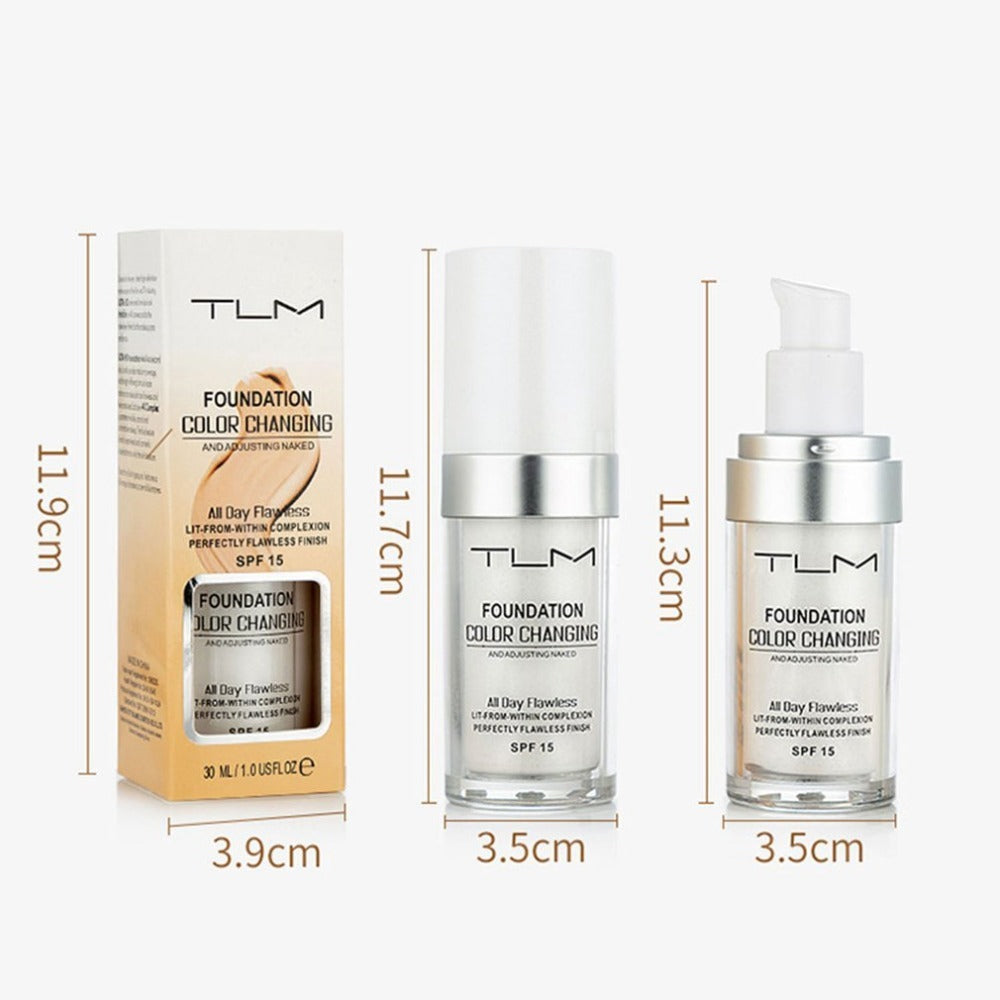 COLOR CHANGING FOUNDATION Q3pcs
