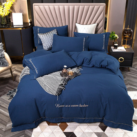 Brushed bedding Blue
