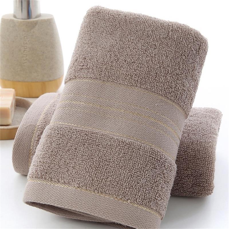 Household Cotton Towel Companion Gift Light card color 34x74
